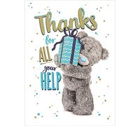 Me to You Tatty Teddy Photo Finish Thanks for All Your Help Greetings Card