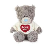 Me to You Tatty Teddy Plush 10cm-High Bear Wearing Cute 'Love You' T-Shirt - Official Collection