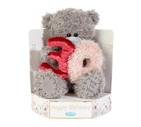 Me to You Tatty Teddy Plush 15cm-High 30th Birthday Bear On Luxury Gift Plinth - Official Collection, Grey