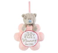 Me to You Tatty Teddy Plush 'Mummy' Hanging Plaque with Ribbon - Official Mother's Day Collection