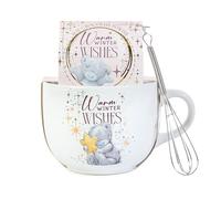 Me to You Tatty Teddy PorcelainMug And Hot Chocolate Gift Set - Official Collection, Grey, Blue