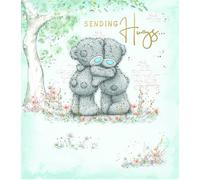 Me To You Tatty Teddy 'Sending Hugs' Thoughtful Greeting Card 5 x 6 - Official Collection