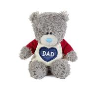 Me to You Tatty Teddy Small Plush 'Dad' Bear For Father's Day Or Birthday - Official Collection, Grey