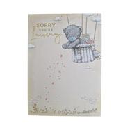 Me to You Tatty Teddy Sorry You're Leaving Greeting Card 5 x 7 Inches (12 x 17 Cms) - Official Collection