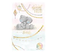 Me To You Tatty Teddy Special Friend With Lanterns Birthday Greeting Card 5x7ins - Official Collection