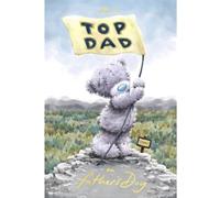 Me to You Tatty Teddy 'Top Dad' Softly Drawn Father's Day Card 6x9 - Official Collection