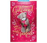 Me to You Tatty Teddy Valentine's Day Luxury 3D Keepsake Card 'For my Gorgeous Girlfriend' 6 x 9" - Official Collection