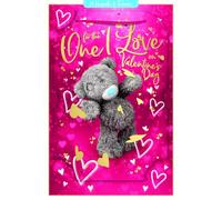 Me to You Tatty Teddy Valentine's Day Luxury 3D Keepsake Card For the One I Love 6 x 9" - Official Collection