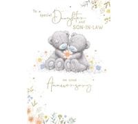 Me to You Tatty Teddy Wedding Anniversary Greeting Card To A Special Daughter And Son-In-Law, With Insert, 6 x 9 Inches (15 x 22 Cms) - Official Collection