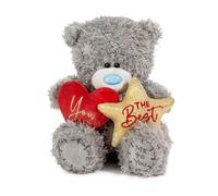 Me to You You Are The Best Heart & Star Bear - 7" - Unisex Grey