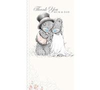 Me to You Thank You Mum and Dad Wedding Card