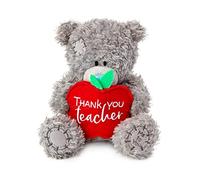 ME TO YOU Thank You Teacher Tatty Teddy Plush Bear 10cm High - Official Collection, Grey