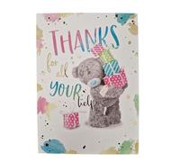Me To You THANKS FOR ALL YOUR HELP CARD, card size is 1`2x17cm..