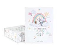Me To You Tiny Tatty Teddy Boxed Rainbow Photo Album, Blue, grey, Medium