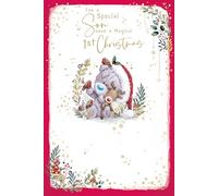 Me To You Tiny Tatty Teddy Cute Christmas Card For Baby Son's First Christmas 6x9ins - Official Collection