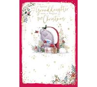 Me To You Tiny Tatty Teddy Cute Christmas Card For Granddaughter's First Christmas 6x9ins- Official Collection