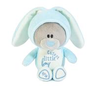 Me to You Tiny Tatty Teddy New Baby Boy Plush Bear In Bunny Onesie, 10cm Bear - Official Collection