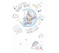 Me To You Bear Beautiful Baby Boy New Baby Card