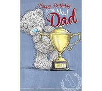 Me To You To The NO.1 Dad Birthday Card Tatty Teddy Bear