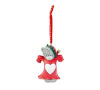 Me to You Tree Decoration With Satin Ribbon, Tatty Teddy With Christmas Jumper - Official Collection, Red