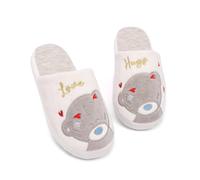 Me to You White Tatty Teddy Mule Slippers Womens
