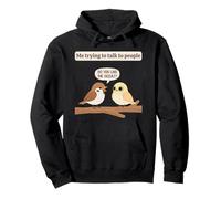 Me Trying To Talk To People Do You Like The Occult? Pullover Hoodie