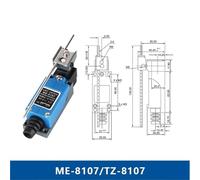 ME TZ ME-8108 limit switch Rotary Adjustable Roller Mini Limit Switches TZ-8108 AC250V 5A NO NC 8108 8104 8111 8112 8122 8166(ME8107 TZ8107)