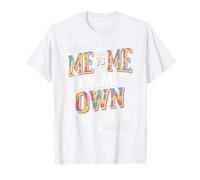 Me vs Me Motivational Mindset Design T-Shirt
