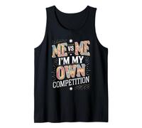 Me vs Me Motivational Mindset Design Tank Top