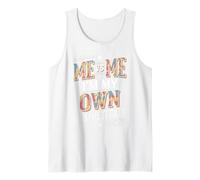 Me vs Me Motivational Mindset Design Tank Top