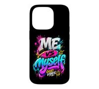 Me Vs Myself Graffiti Style Urban Streetwear Apparel Design Case for iPhone 14 Pro
