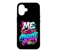 Me Vs Myself Graffiti Style Urban Streetwear Apparel Design Case for iPhone 16