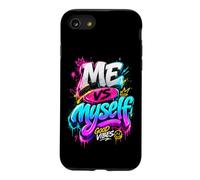 Me Vs Myself Graffiti Style Urban Streetwear Apparel Design Case for iPhone SE (2020) / 7/8
