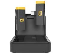 ME Wireless Lavalier Microphone for Android USB C Smartphone Tablet Noise Cancellation, Gain Control, 164ft Transmission, Wireless Lapel Podcast Microphone Mic for Video Recording, Vlogging