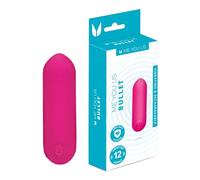 Me You Us Bullet Vibrator - 12 Mode Mini Vibrator for Women - Compact & Discreet Clitoral Stimulator - Waterproof, USB Rechargeable, Body-Safe Silicone (Hot Pink)