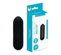 Me You Us Bullet Vibrator - 12 Vibration Modes, Compact & Discreet, Waterproof, Rechargeable, Body-Safe Silicone - Hot Pink or Black (Black)