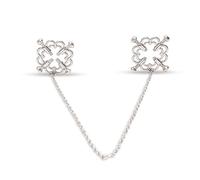 Me You Us - Flower Design Nipple Chain | Adjustable Nipple Clamps with Floral Detail & Stimulating Chains for BDSM Sensual Play
