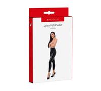 Me You Us Latex Wet Look Leggings Black