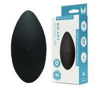 Me You Us Lay-On Vibrator - Rechargeable Clitoral Stimulator for Women | 10 Vibration Modes, Ergonomic Contoured Design, Body-Safe Silicone, Waterproof (Black)