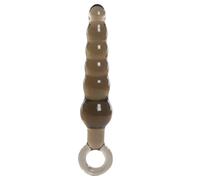 Me You Us Rippled Wand Anal Teaser Black 5.75 Inch