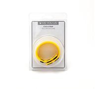 Me You Us - Silicone Cock Strap in Yellow - Adjustable and Comfortable Men's Enhancer - Maintain Erections for Longer While Intensifying Sensations