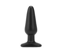 Me You Us - The Classic Butt Plug - Firm & Sleek, Tapered Tip for Easy Insertion with Wide Flared Base for Comfort & Safety During Play (Medium 12.5cm Insertable, 13.3cm Cir. - Black)