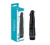 Me You Us - Titan Realistic Vibrator, 7.5 Inch, Black - Unleash Powerful Pleasure with Realistic Texture and Size
