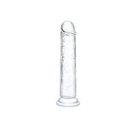 Me You Us Ultra Cock 8.5 Inch Clear Jelly Realistic Dildo - Transparent Lifelike Dong with Suction Cup Base - Harness Compatible, Flexible Yet Firm, Flared Base for Solo & Couple Play