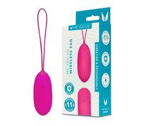 Me You Us Wireless Egg Vibrator - Hot Pink - Remote Control Vibrator with 11 Modes, Rechargeable Waterproof Silicone Love Egg for Solo or Couples Play