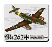ME262 Aircraft Air Force WH WK Flow Triebwerke Hunter Swallow Mouse Mat Mouse Pad # 4067