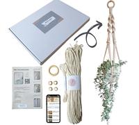 Me2You Atelier Macrame Plant Hanger DIY Kit for Beginners Adults with Easy-to-Follow Written Instruction & Video Tutorial