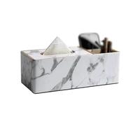 MEACEYR Tissue Dispenser Tissue Box Cover with Storage Rectangle Tissue Box Dispenser Multifunctional Tissue Holder Home Countertop Kleenex Holder