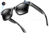 Meacode AI Smart Glasses, Lightweight HD Capture, AI Translation, Voice Assistant, IP65 Splash Resistant (Sunglasses lenses)