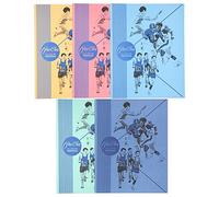 Mead 2-Pocket Folders, Color Talk Pee Chee Portfolio, Assorted Colors, 5-Pack (73331)